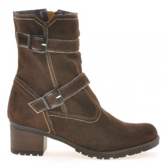 Damenstiefel 3278 Kaffee Velours Damenstiefel 3278 Kaffee Velours