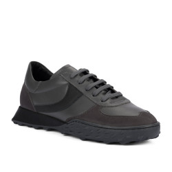 Herrensneaker 9001 grau kombiniert
