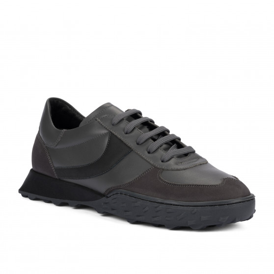 Herrensneaker 9001 grau kombiniert