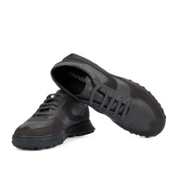 Herrensneaker 9001 grau kombiniert