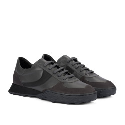 Herrensneaker 9001 grau kombiniert