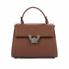 Damen-Umhängetasche 032g 01 Cognac