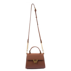 Damentasche zum Umhängen 032g Cognac