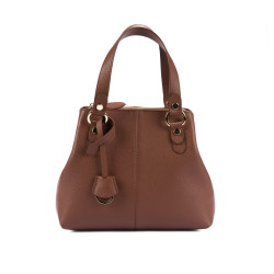 Damentasche Schultertasche 004-1g Cognac