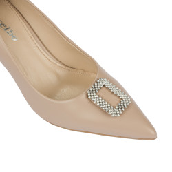 Elegante Damenschuhe 1318 Beige