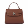 Damen Schultertasche 033g 01 cognac