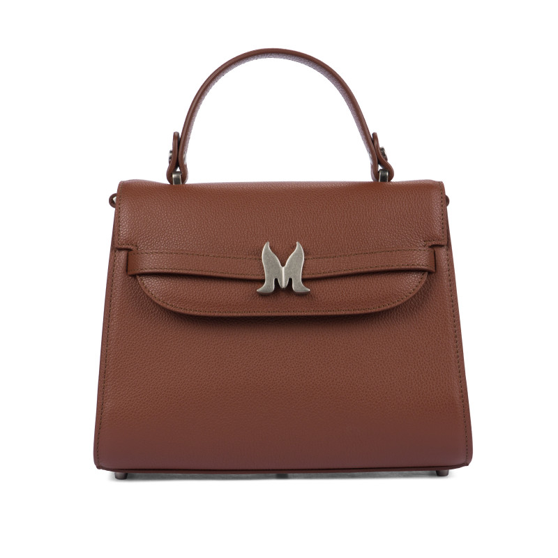 Damen Schultertasche 033g 01 cognac
