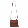 Damen Schultertasche 033g 01 cognac