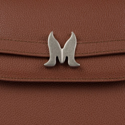 Damen Schultertasche 033g 01 cognac