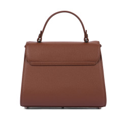 Damen Schultertasche 033g 01 cognac