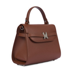 Damen Schultertasche 033g 01 cognac