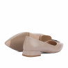 Damen Ballerinas 1360 Sandfarbe