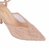 Damensandalen 1370 beige kombiniert