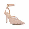 Damensandalen 1370 beige kombiniert