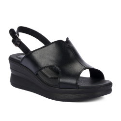 Damensandalen 5124 schwarz