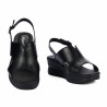 Damensandalen 5124 schwarz