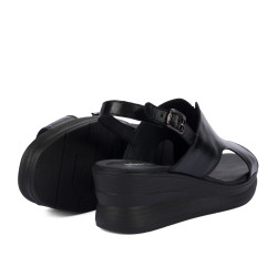 Damensandalen 5124 schwarz