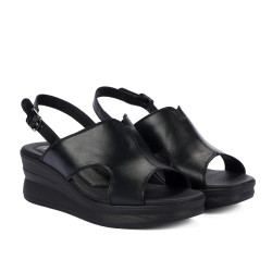 Damensandalen 5124 schwarz