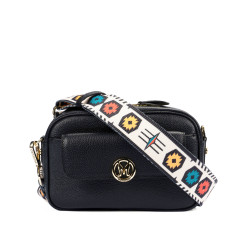 Damentasche Schultertasche 014g schwarz