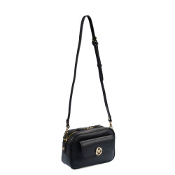 Damentasche Schultertasche 014g schwarz