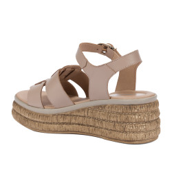 Damensandalen 5129 Sandfarbe