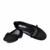 Damenschuhe Ballerinas 1369 Schwarz Kombiniert