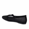 Damenschuhe Ballerinas 1369 Schwarz Kombiniert
