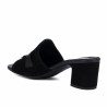 Damen Sandalen 1367 schwarz Velours