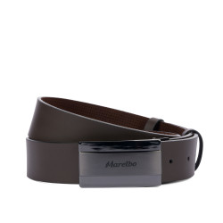 Herren Gürtel 52b dunkelbraun