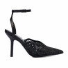 Damensandalen 1370 Schwarz kombiniert