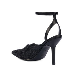 Damensandalen 1370 Schwarz kombiniert