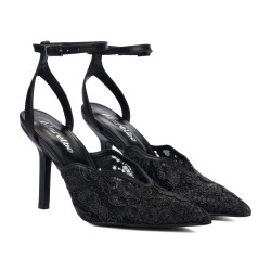 Damensandalen 1370 Schwarz kombiniert