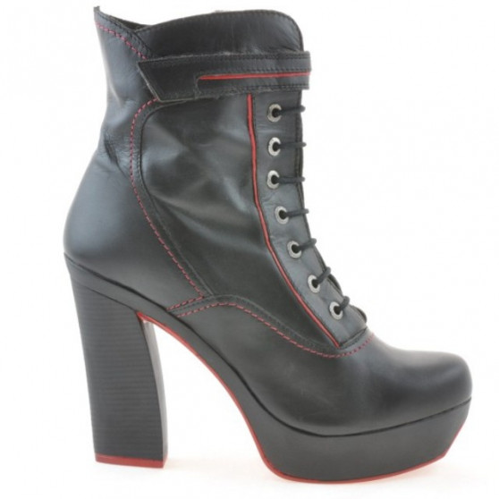 Damenstiefel 3261 schwarz+rot Damenstiefel 3261 schwarz+rot