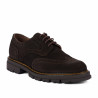 Herren Freizeitschuhe 989 Kaffee Veloursleder