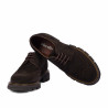 Herren Freizeitschuhe 989 Kaffee Veloursleder