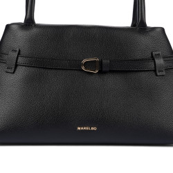 Damenhandtasche zum Umhängen 053g schwarz