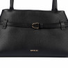 Damenhandtasche zum Umhängen 053g schwarz