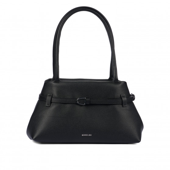 Damenschultertasche 053g 01 schwarz