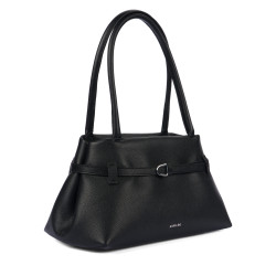 Damenschultertasche 053g 01 schwarz