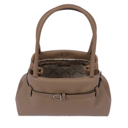 Damentasche Schultertasche 053g 01 Cappuccino
