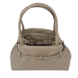 Schultertasche Damen 053g Latte