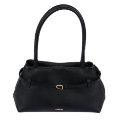 Damenhandtasche zum Umhängen 053g schwarz
