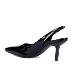 Damensandalen 1328 Lackschwarz