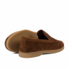 Herren Mokassins 980 braun Veloursleder