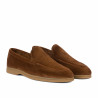 Herren Mokassins 980 braun Veloursleder