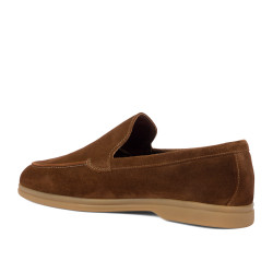 Herren Mokassins 980 braun Veloursleder