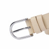 Damen Gürtel 43-1m beige Safiano