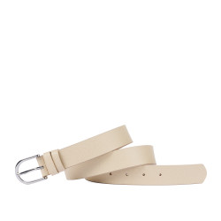 Damen Gürtel 43-1m beige Safiano