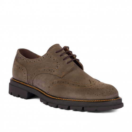 Casual Herrenschuhe 989 Sand Velours