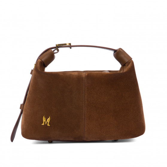 Damentasche 037-1g Wildleder Braun